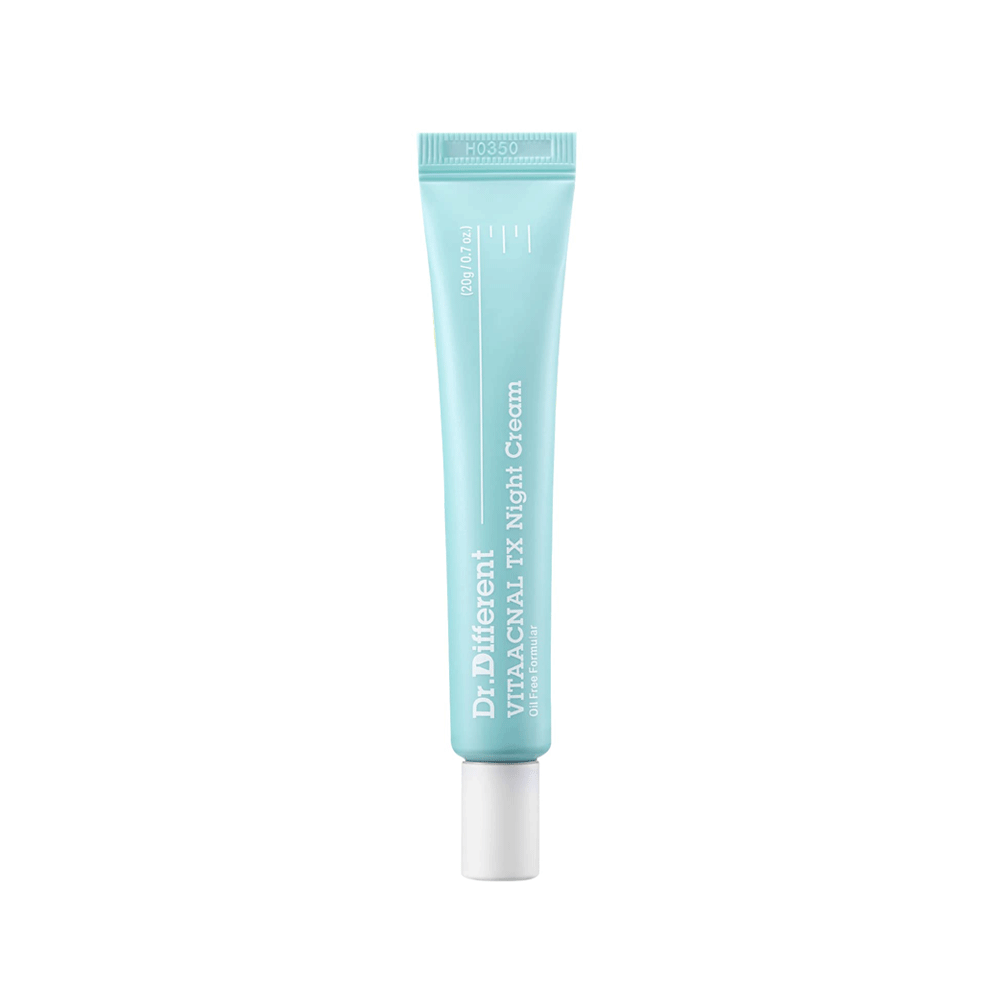 Dr.Different Dr. Different Vita Acnal TX Night Cream 20g - pore care - front bottle shot