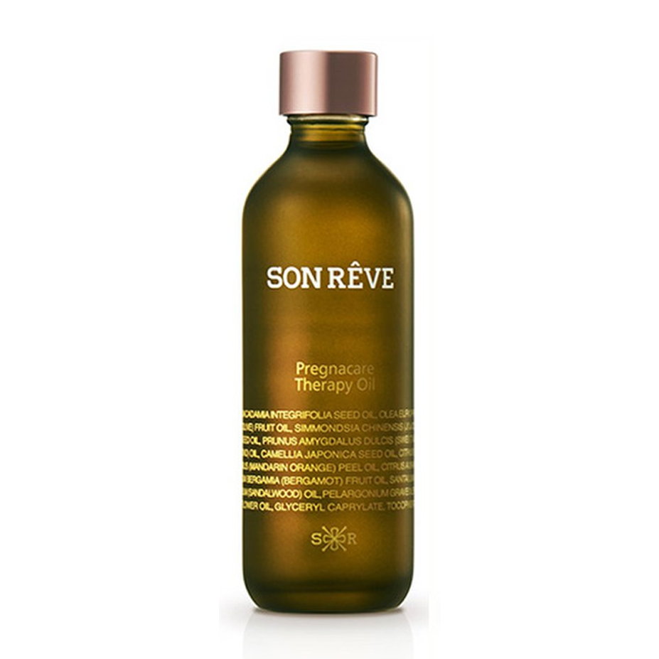 SON REVE SON REVE Pregnacare Therapy Oil 90ml - hydrating - front bottle shot