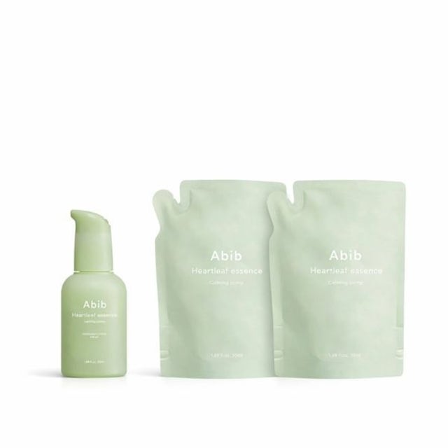 Abib Abib Heartleaf Essence Calming Pump (Bottle 50ml + Refill 50ml x 2ea) - hydrating - front bottle shot