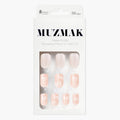 MUZMAK MUZMAK Nail Tips 36pcs #Silhouette(Regular Square) - anti-aging - front bottle shot