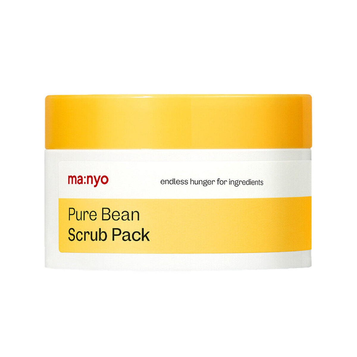 ma:nyo ma:nyo Pure Bean Scrub Pack 100g - hydrating - front bottle shot