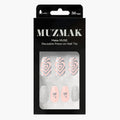 MUZMAK MUZMAK Nail Tips 36pcs #Eternal(Coffin) - anti-aging - front bottle shot