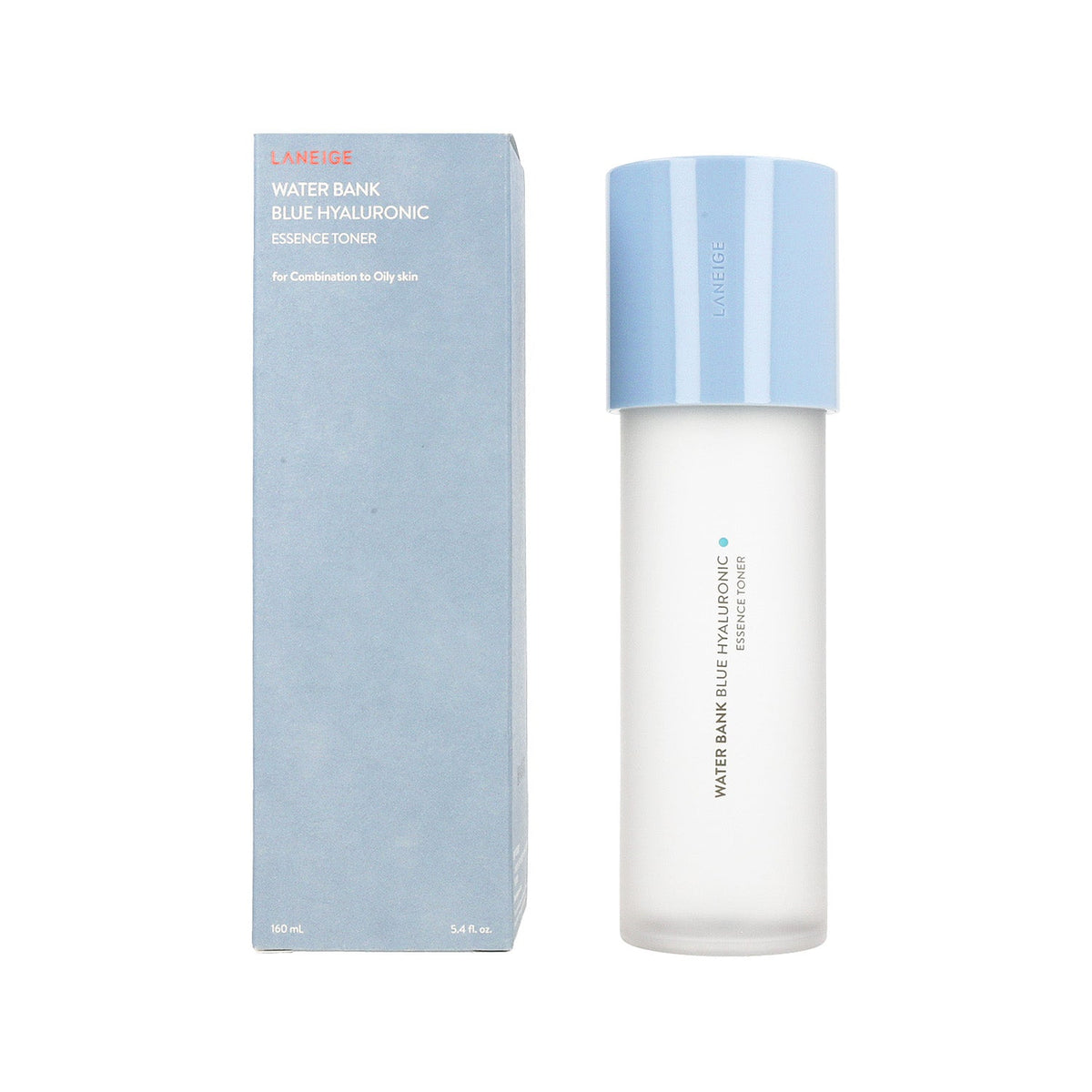 LANEIGE LANEIGE Water Bank Blue Hyaluronic Essence Toner 160ml [For Normal to Dry Skin] - hydrating - front bottle shot