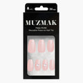 MUZMAK MUZMAK Nail Tips 36pcs #Shell(Coffin) - soothing - front bottle shot