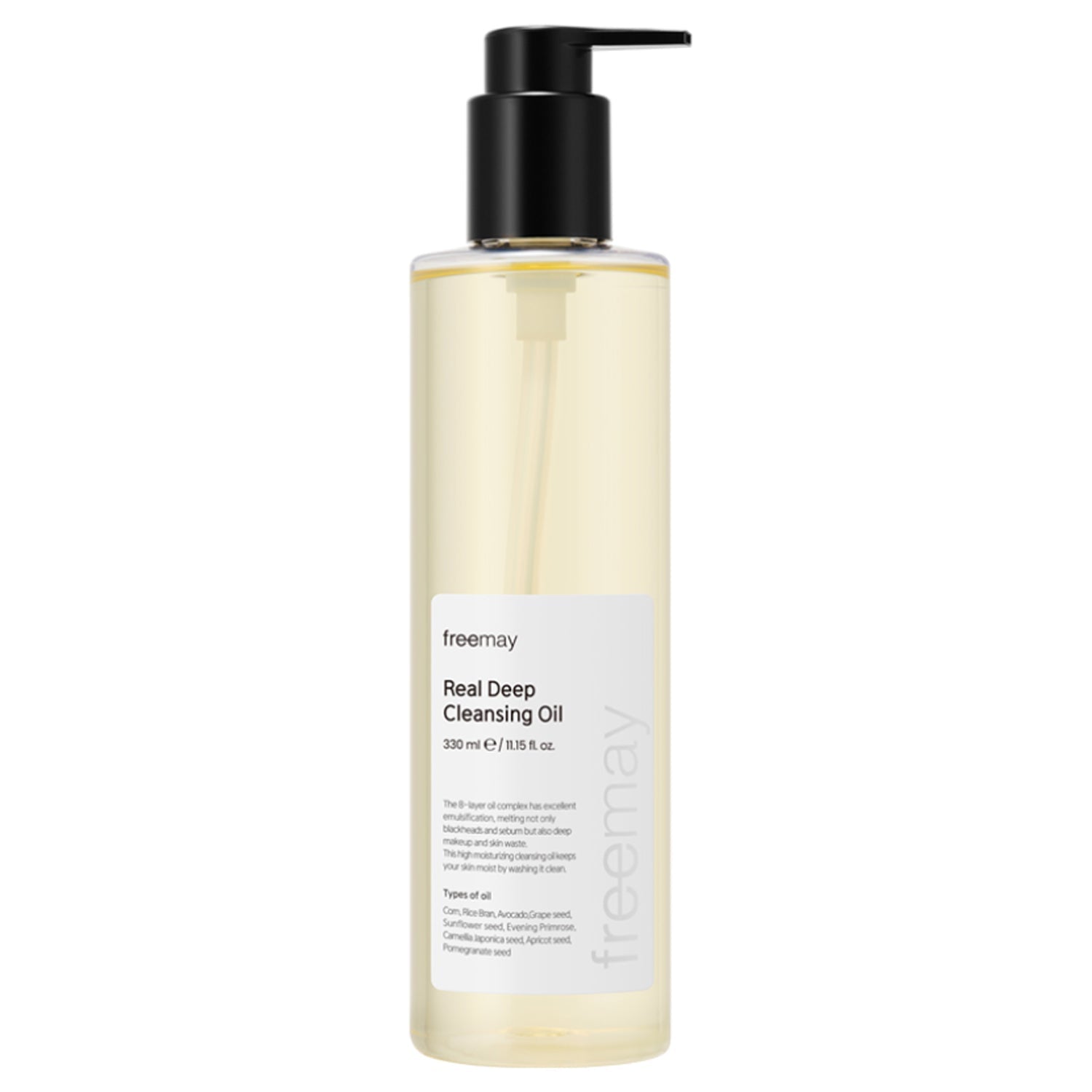freemay freemay Real Deep Cleansing Oil 330ml - pore care - front bottle shot