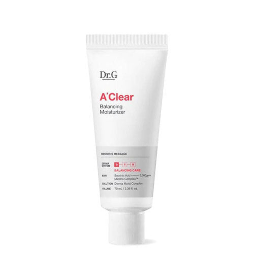 Dr.G Dr.G A'Clear Balancing Moisturizer 70ml - hydrating - front bottle shot
