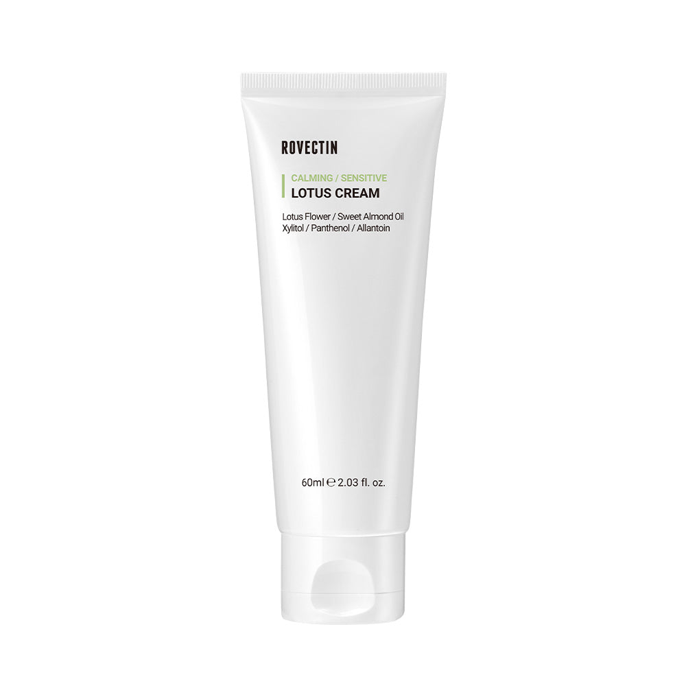 ROVECTIN ROVECTIN Calming Lotus Water Cream 60ml - hydrating - front bottle shot