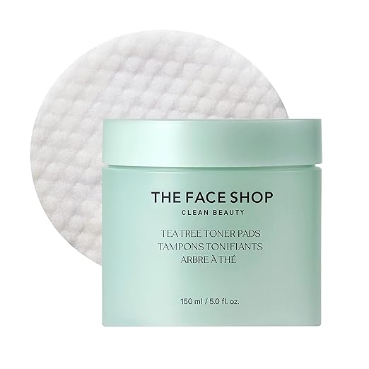 THE FACE SHOP THE FACE SHOP Tea Tree Toner 70 Pads - hydrating - front bottle shot