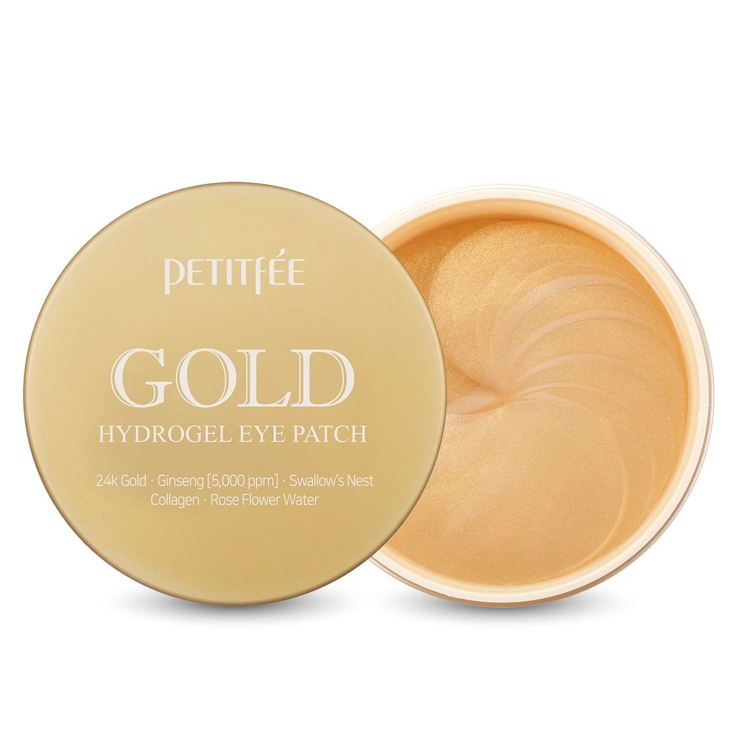 Petitfee Petitfee Gold Hydrogel Eye Patch 60ea (30 usage) - daily care - front bottle shot