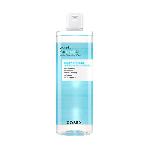 COSRX COSRX Low pH Niacinamide Micellar Cleansing Water 400ml - hydrating - front bottle shot