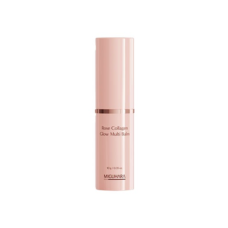 MIGUHARA MIGUHARA Rose Collagen Glow Multi Balm 10g - brightening - front bottle shot