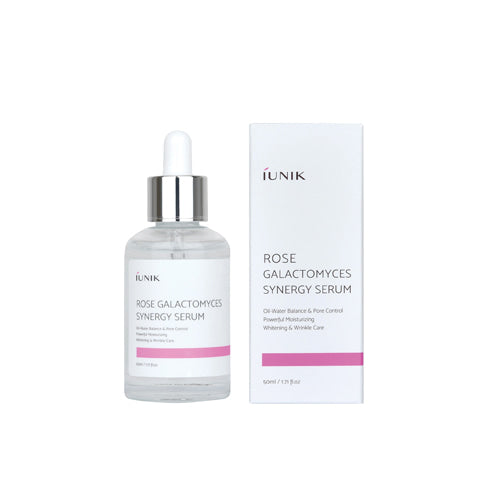 iUNIK iUNIK Rose Galactomyces Synergy Serum 50ml - hydrating - front bottle shot