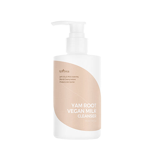 Isntree Isntree YAM ROOT VEGAN MILK CLEANSER 220ml - hydrating - front bottle shot