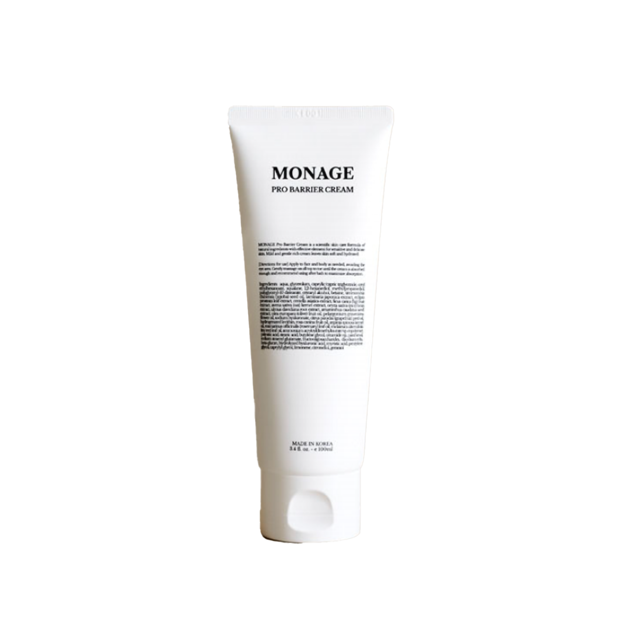 MONAGE MONAGE Pro Skin Barrier Intensive Cream 100ml - hydrating - front bottle shot