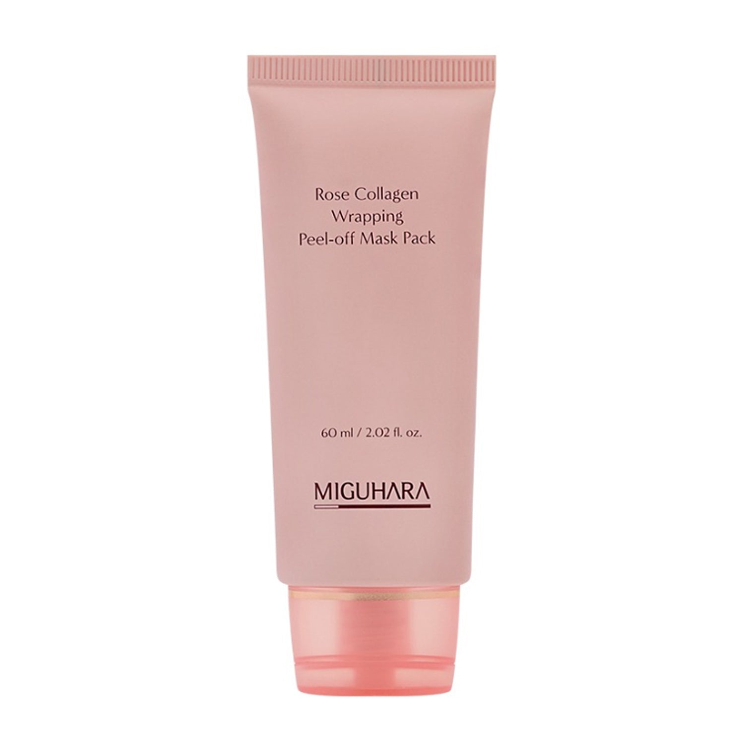 MIGUHARA MIGUHARA Rose Collagen Wrapping Peel-off Mask Pack 60ml - exfoliating - front bottle shot