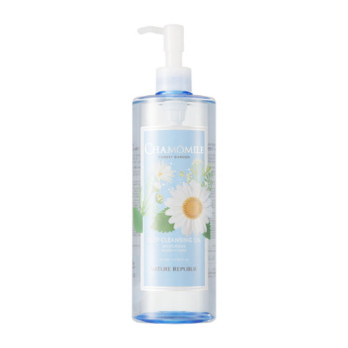 NATURE REPUBLIC NATURE REPUBLIC Forest Garden Chamomile Cleansing Oil 500ml (22AD) - hydrating - front bottle shot