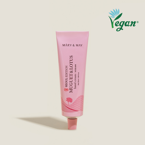 Mary&May Mary&May Muguet & Lotus Hand Cream 50ml - sun protection - front bottle shot