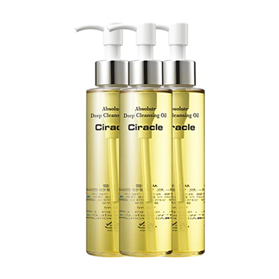 Ciracle Ciracle Absolute Deep Cleansing Oil*3 Set - pore care - front bottle shot