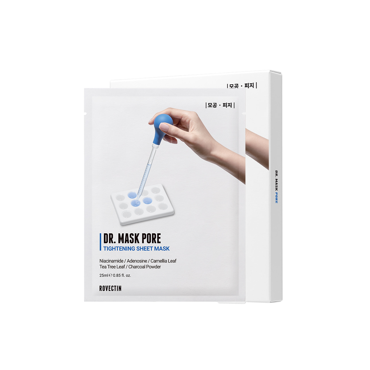 ROVECTIN Rovectin Skin Essentials Dr. Mask Pore 25ml * 5ea - pore care - front bottle shot