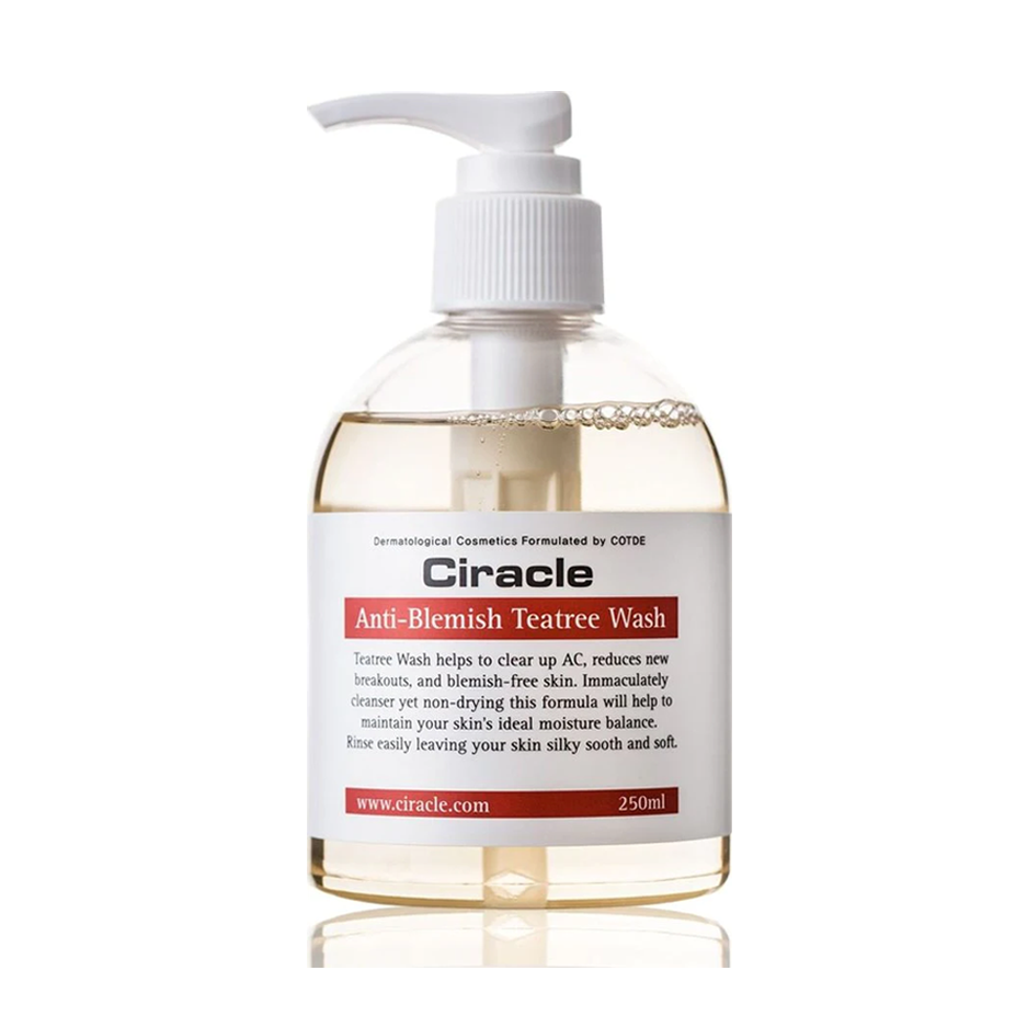 Ciracle Ciracle Anti-Blemish Teatree Wash 250ml - acne care - front bottle shot
