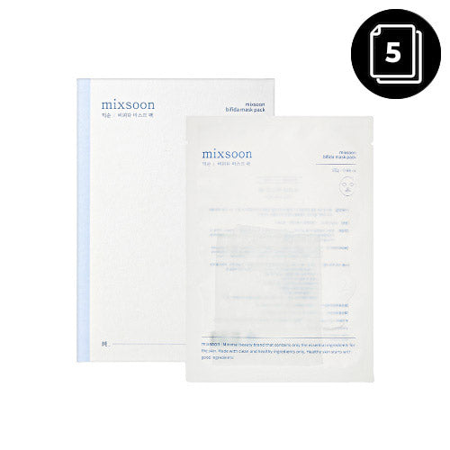 mixsoon mixsoon Bifida Mask Pack 25g * 5ea - hydrating - front bottle shot