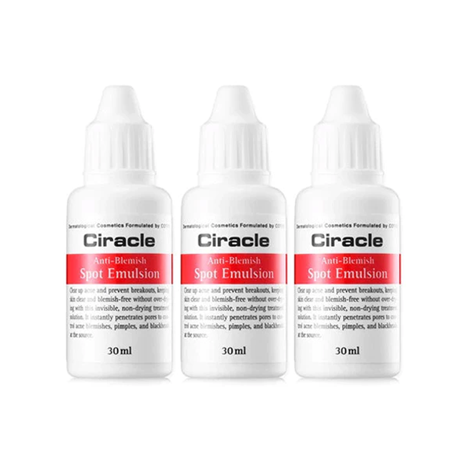 Ciracle Ciracle Anti-Blemish Spot Emulsion Set (30ml*3) - soothing - front bottle shot
