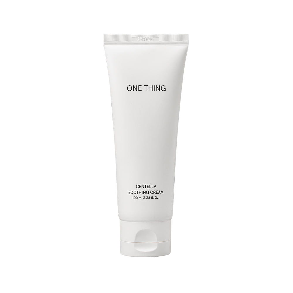 ONE THING ONE THING Centella Soothing Cream 100ml - hydrating - front bottle shot