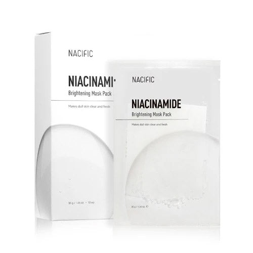 NACIFIC NACIFIC Niacinamide Brightening Mask Pack 10ea - hydrating - front bottle shot