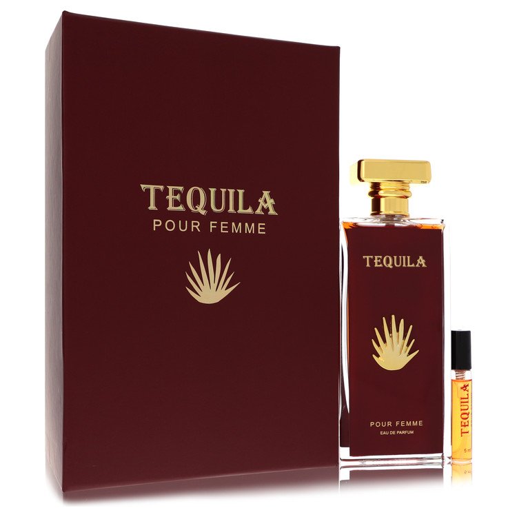 Tequila Perfumes Tequila Pour Femme Red 3.3 oz Eau De Parfum Spray + Free .17 oz Mini EDP Spray