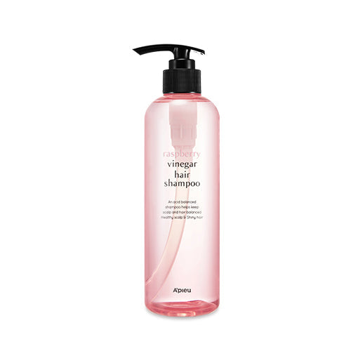 A'PIEU A'PIEU Raspberry Vinegar Hair Shampoo 500ml - nourishing - front bottle shot