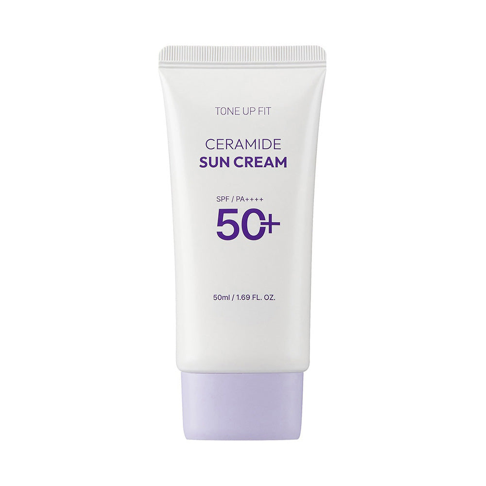 CHARMZONE Charmzone Tone Up Fit Ceramide Sun Cream 50ml - hydrating - front bottle shot