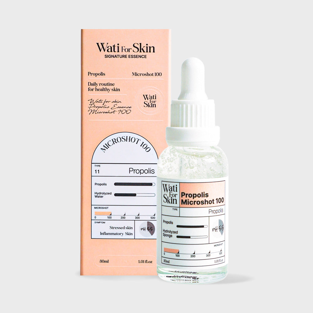 Wati For Skin Wati For Skin Propolis Essence Microshot 100 30ml - hydrating - front bottle shot