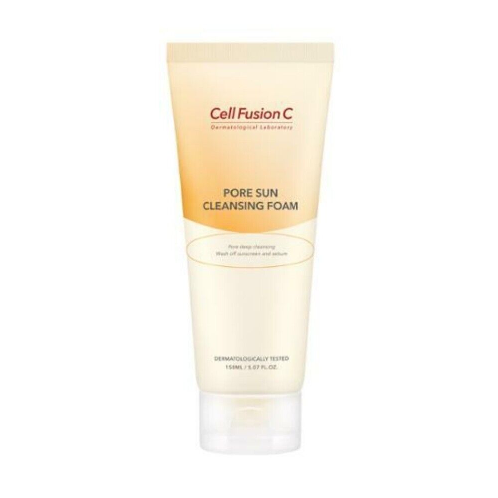 Cell Fusion C Cell Fusion C Pore Sun Cleansing Foam 150ml - brightening - front bottle shot