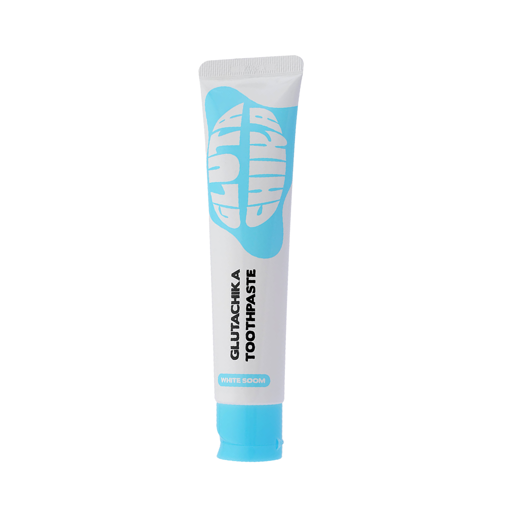 GLUTACHIKA GLUTACHIKA White Breath Toothpaste 70g - hydrating - front bottle shot
