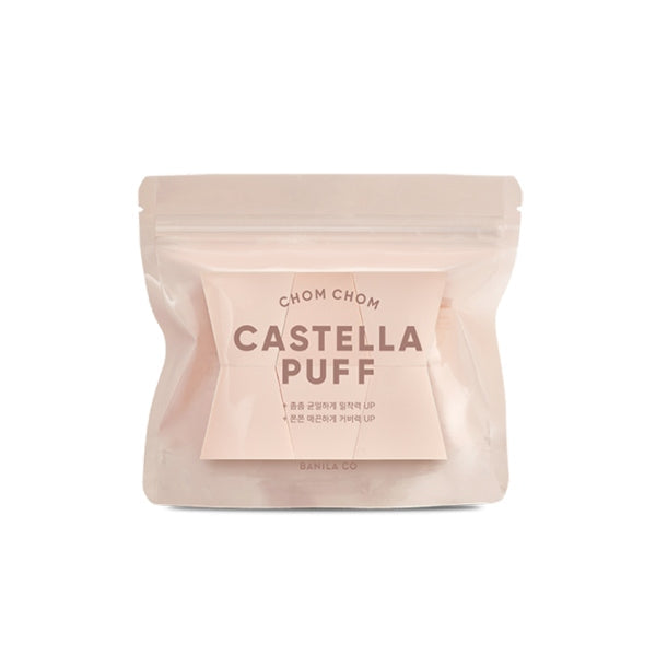 BANILA CO BANILA CO Chom Chom Castella Puff 6ea - daily care - front bottle shot