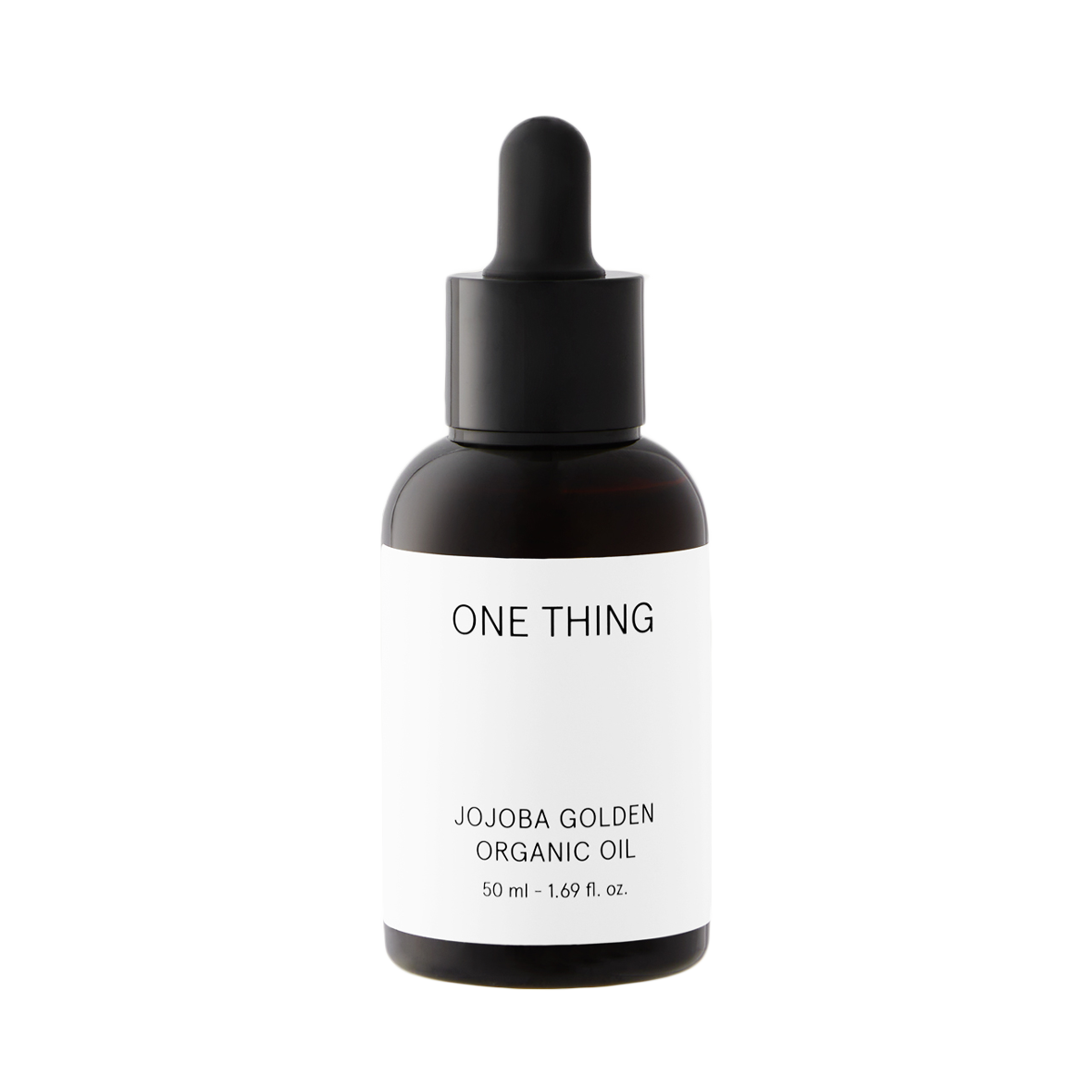 ONE THING ONE THING Jojoba Oil 50ml - hydrating - front bottle shot