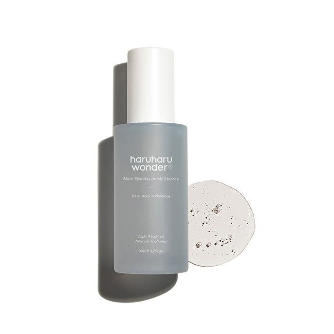 haruharu wonder haruharu wonder Black Rice Hyaluronic Essence 50ml - hydrating - front bottle shot