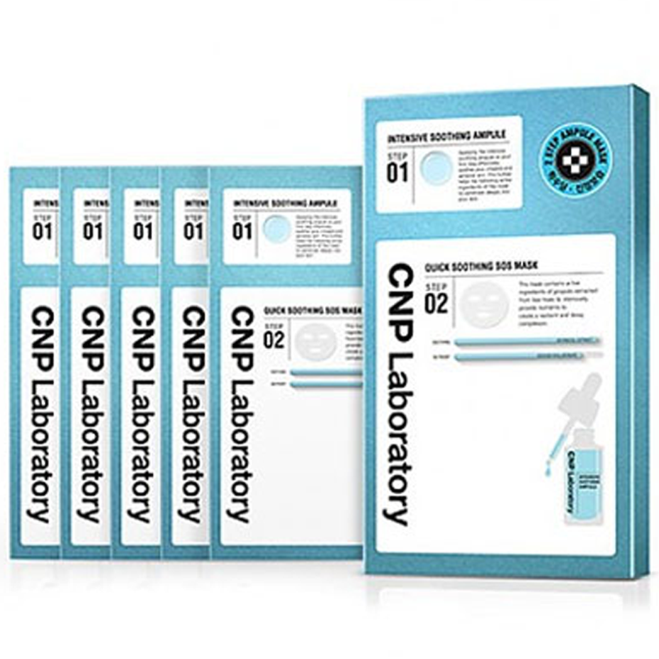 CNP Laboratory CNP Laboratory Quick Soothing SOS 2step Mask * 5ea - hydrating - front bottle shot
