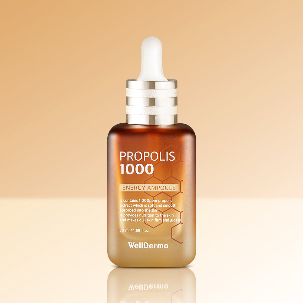 Wellderma Wellderma Propolis 1000 Energy Ampoule 50ml - brightening - front bottle shot