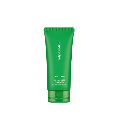 papa recipe papa recipe Tea Tree Control Mild Sun Cream 50ml - soothing - front bottle shot