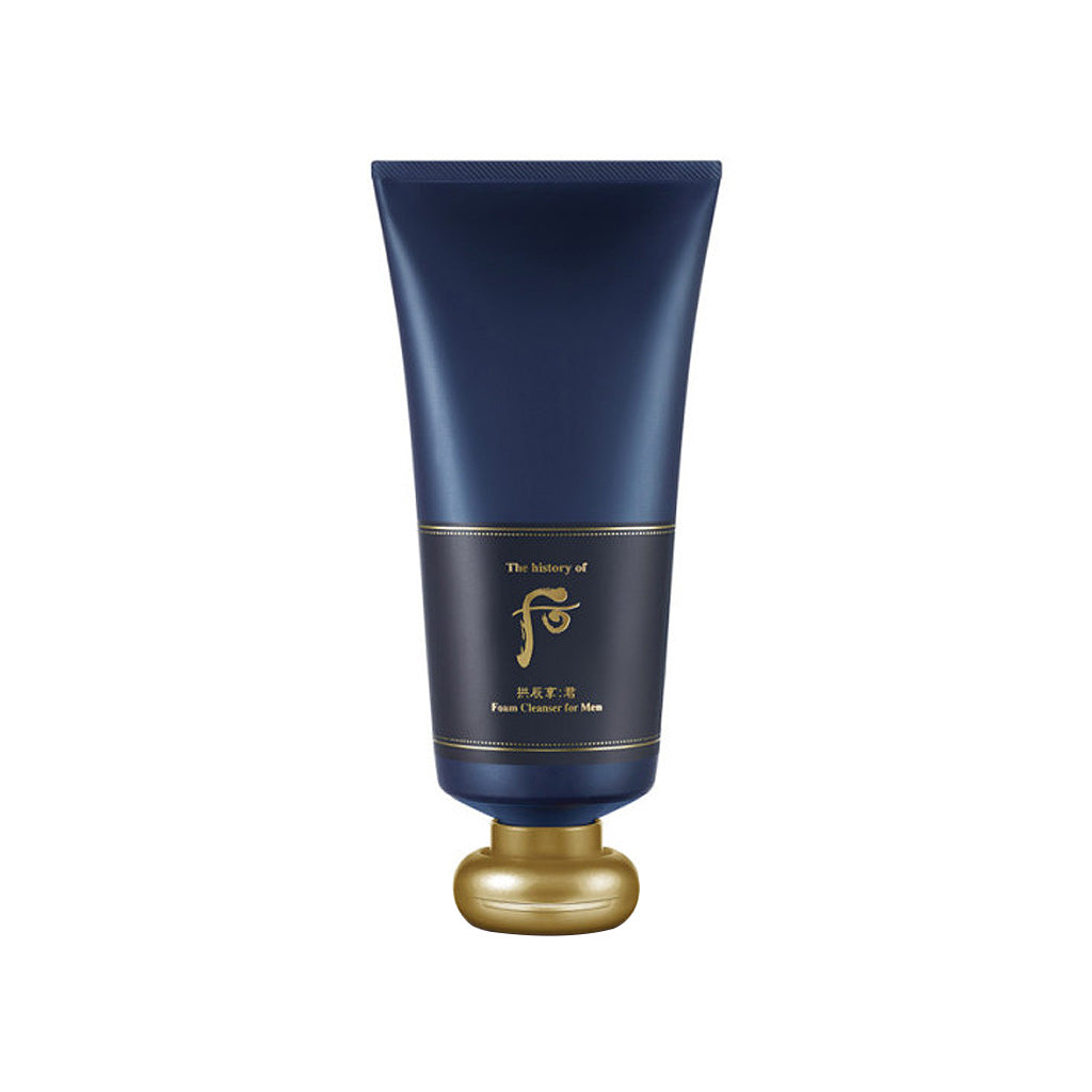 THE WHOO THE WHOO Gongjinhyang Gun Ja Yang Foam Cleanser for Men 180ml - cleansing - front bottle shot