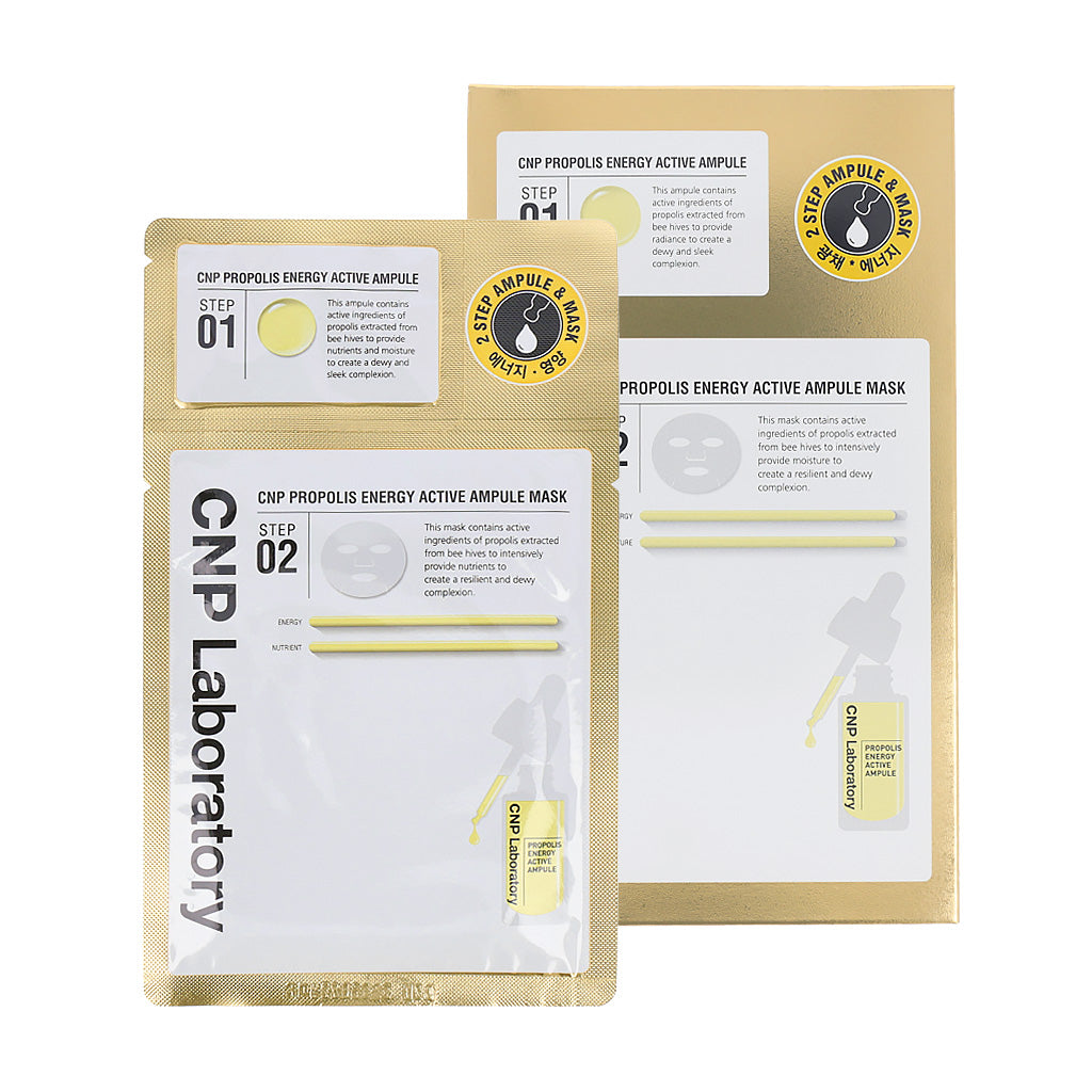 CNP Laboratory CNP Laboratory Propolis Energy Ampoule Mask (5pc) - hydrating - front bottle shot
