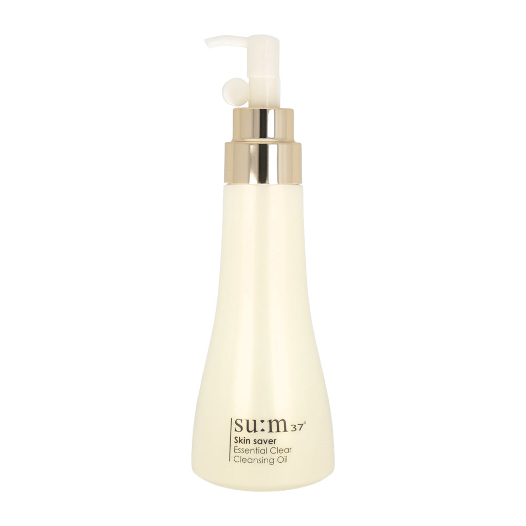 su:m37 su:m37 Skin Saver Essential Clear Cleansing Oil (250ml) - hydrating - front bottle shot
