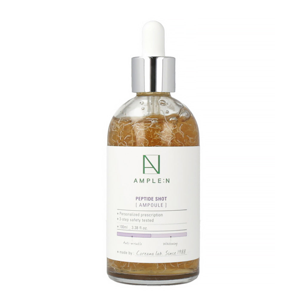 AMPLE:N AMPLE:N Peptide Shot Ampoule 100ml - brightening - front bottle shot