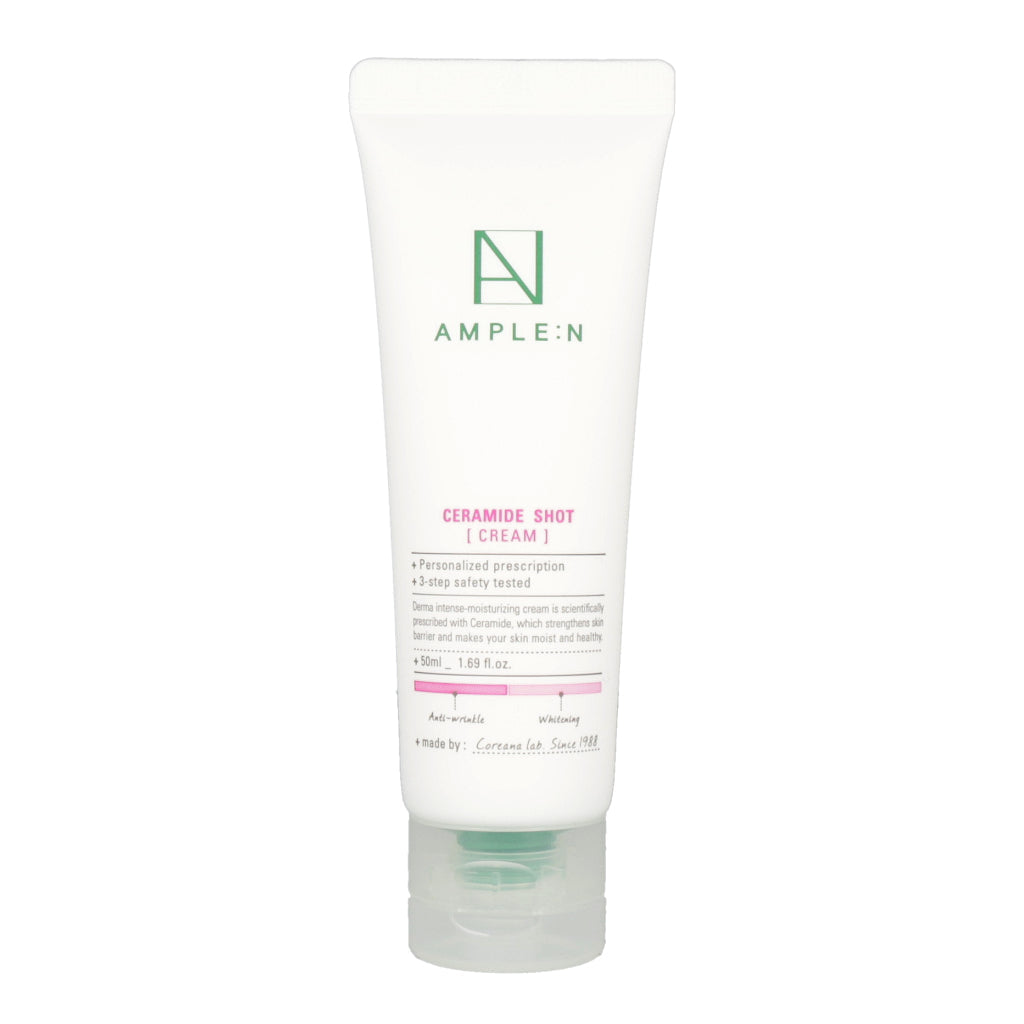 AMPLE:N AMPLE:N Ceramide Shot Cream 50ml - hydrating - front bottle shot