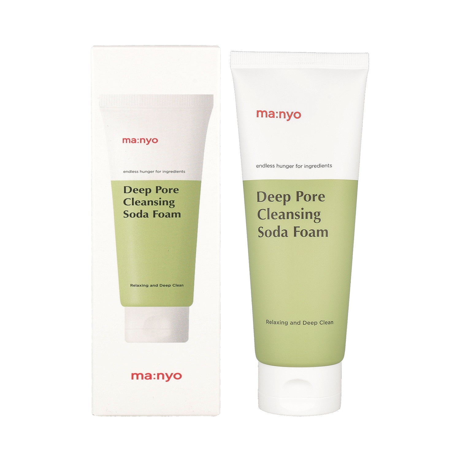 ma:nyo ma:nyo Deep Pore Cleansing Soda Foam 150ml - hydrating - front bottle shot