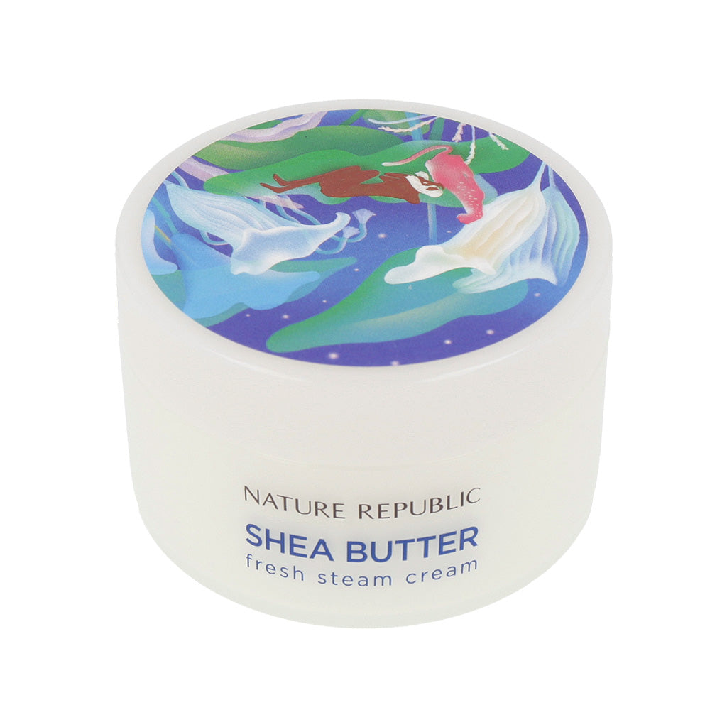 NATURE REPUBLIC NATURE REPUBLIC Shea Butter Fresh Steam Cream 100ml - daily care - front bottle shot
