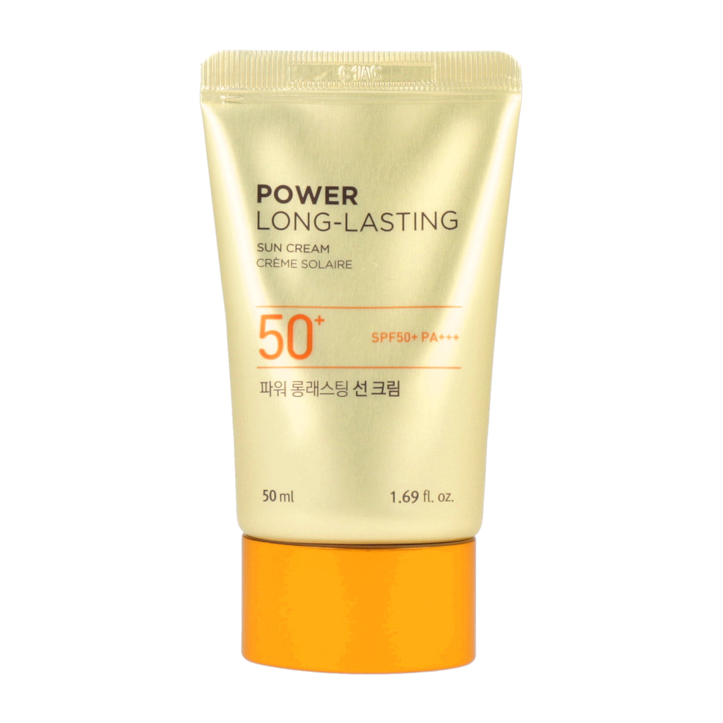 THE FACE SHOP THE FACE SHOP Power Long Lasting Sun Cream 50ml SPF50+ PA+++ - sun protection - front bottle shot
