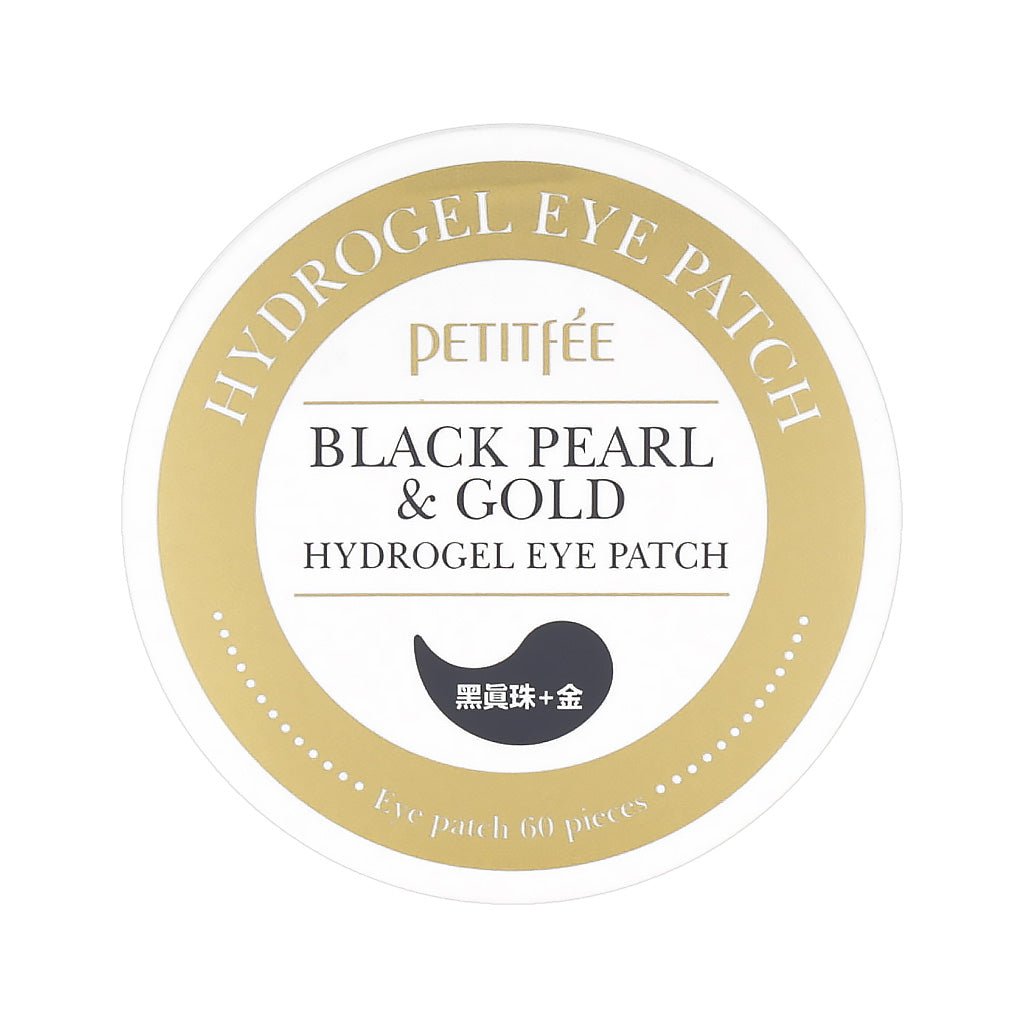 Petitfee PETITFEE Black Pearl & Gold Eye Patch 60ea (30days) - hydrating - front bottle shot