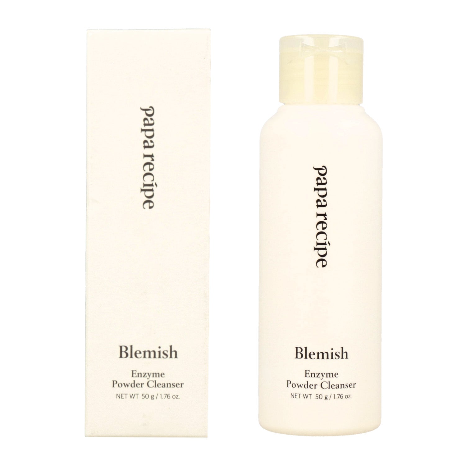papa recipe papa recipe Blemish Enzyme Powder Cleanser 50ml - acne care - front bottle shot